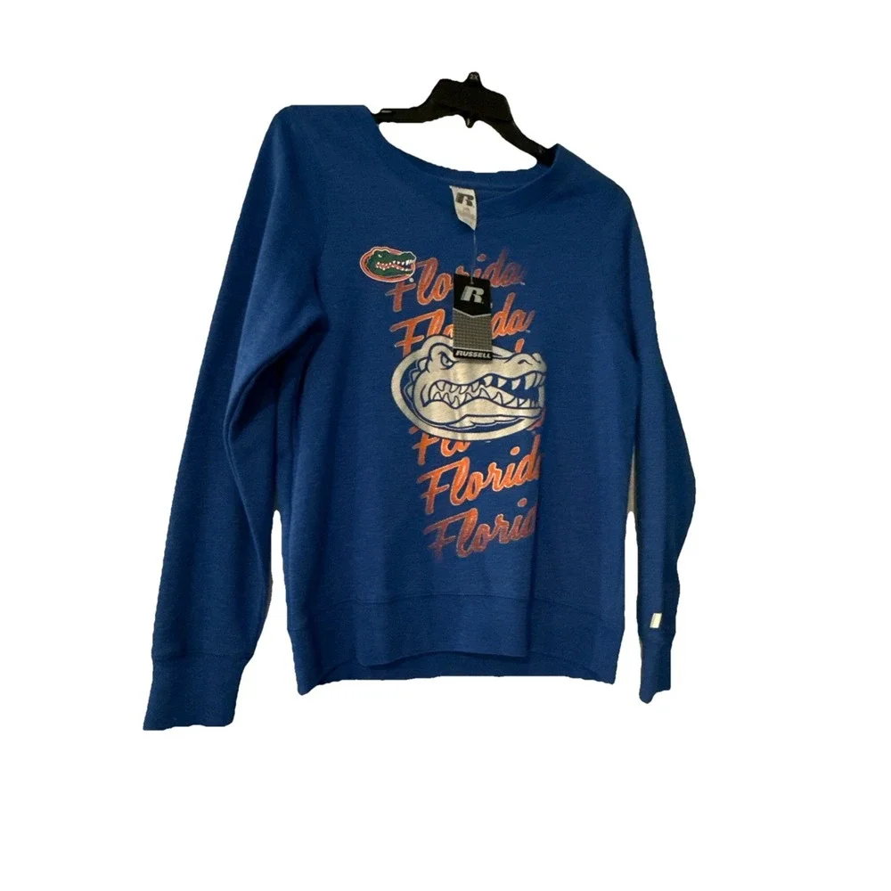 Russell Women's Blue Florida Gators Sweatshirt L‎ - Picture 4 of 14